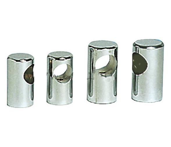 Terminal Intermedio Candelero en Laton Cromado