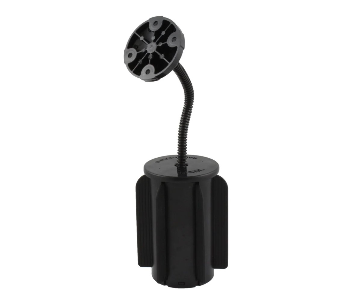 Soporte para portavasos RAM-A-CAN II con brazo flexible RAM y placa redonda