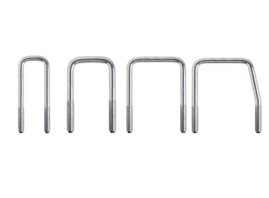 U-shaped Brackets for Fixed or Swinging Central Roller Mounting