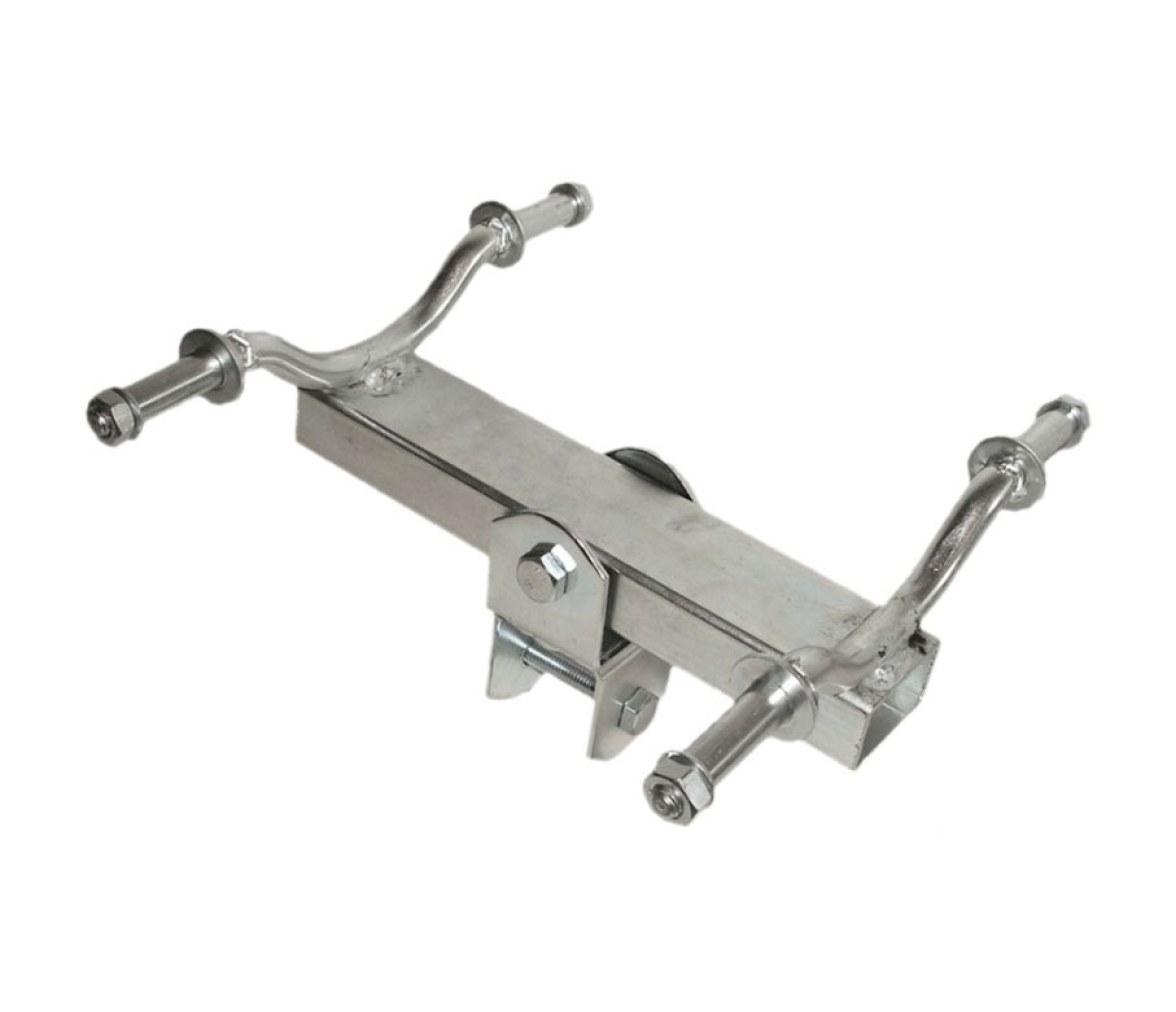 Soporte para Rodillo Lateral de 120 mm de Diámetro on 4 Rodillos Elevados