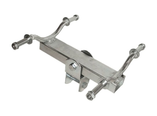 Soporte para Rodillo Lateral de 120 mm de Diámetro on 4 Rodillos Elevados