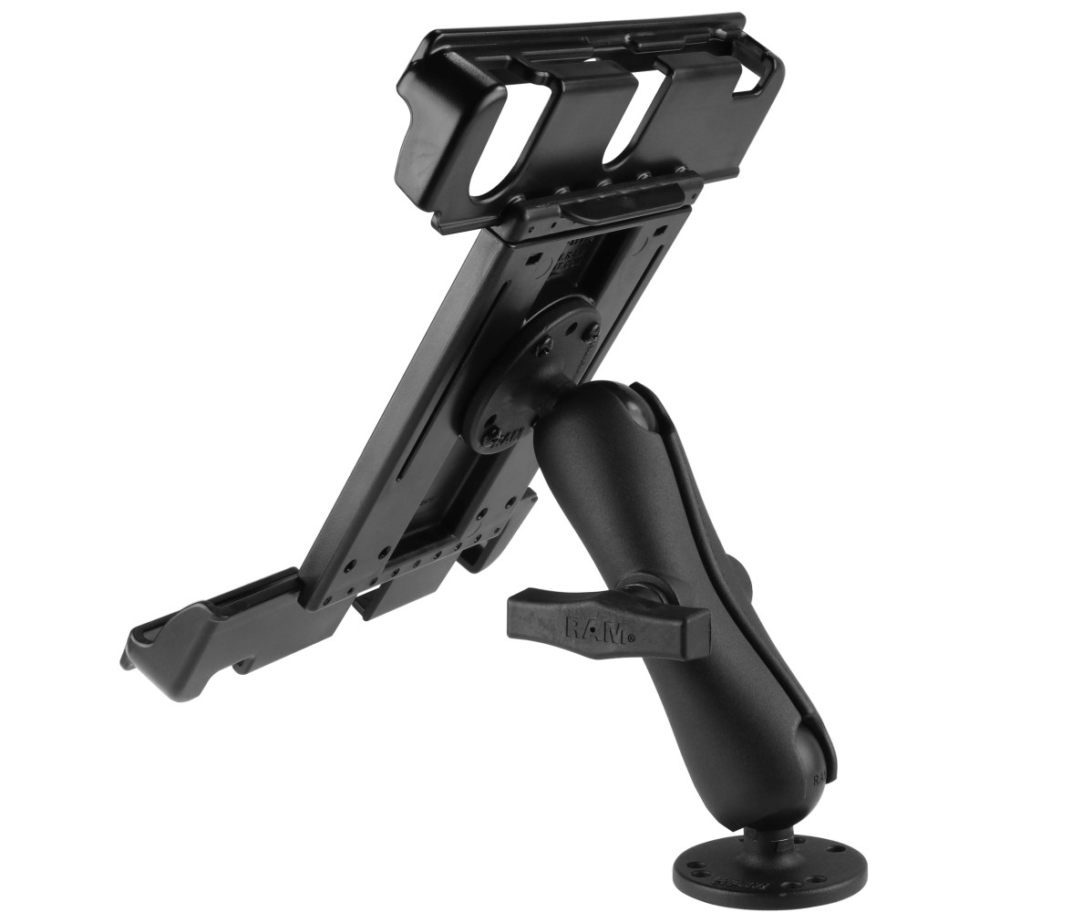 Soporte para tabletas de 9"-10.5" con montaje de superficie plana