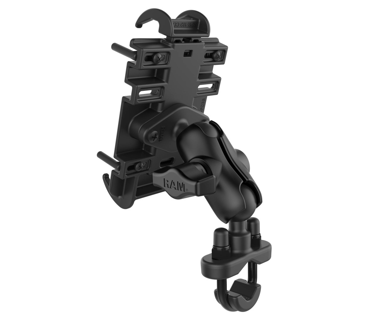Soporte para teléfono RAM Quick-Grip con base de manillar tipo U - Corto
