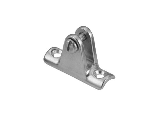 DECK HINGE RAIL MOUNT HAND POLISH WITH SCREW INOX 316 VINOX