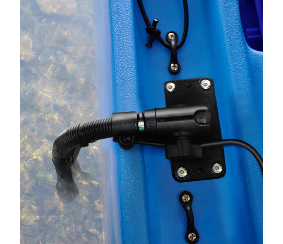 Soporte para transductor con varilla de 18" y cuña para RAM, Attwood y Fish-On!