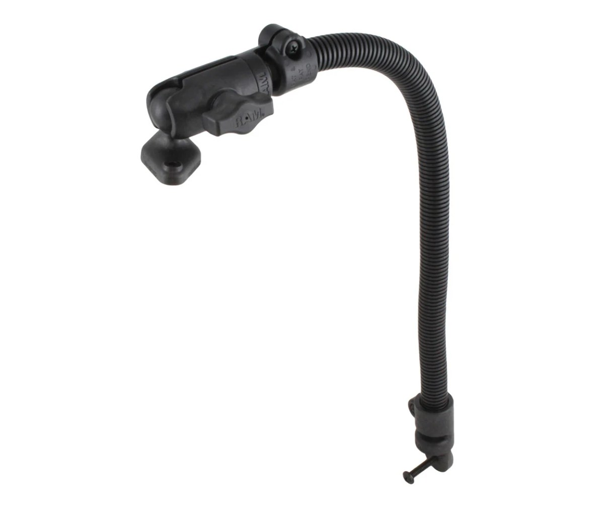 Soporte para transductor RAM con varilla de aluminio de 18" y base diamante