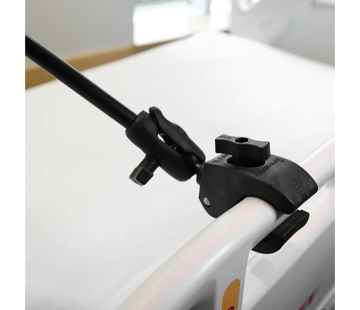 Soporte para tubo RAM Tough-Claw de 9" con adaptador de placa redonda