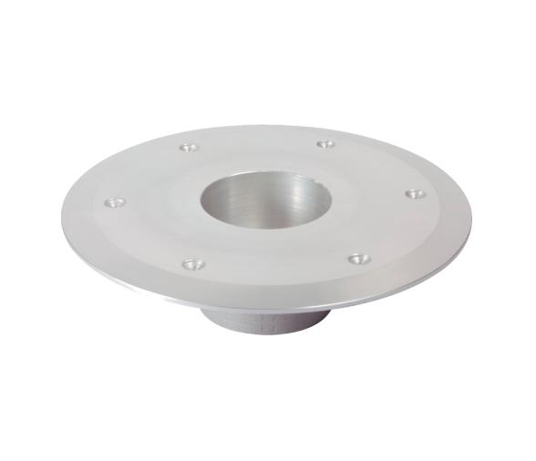 Soporte Pedestal Conico Chorro Arena Inferior Aluminio