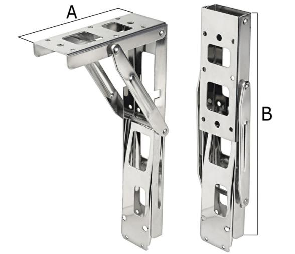 Soporte Plegable Acero Inoxidable para Asientos o Mesas
