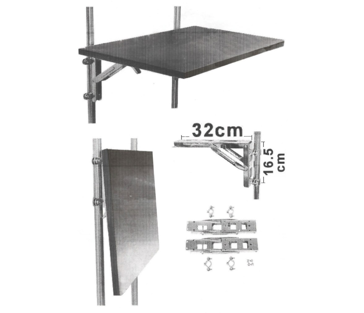 Folding Arm for Tables or Seats