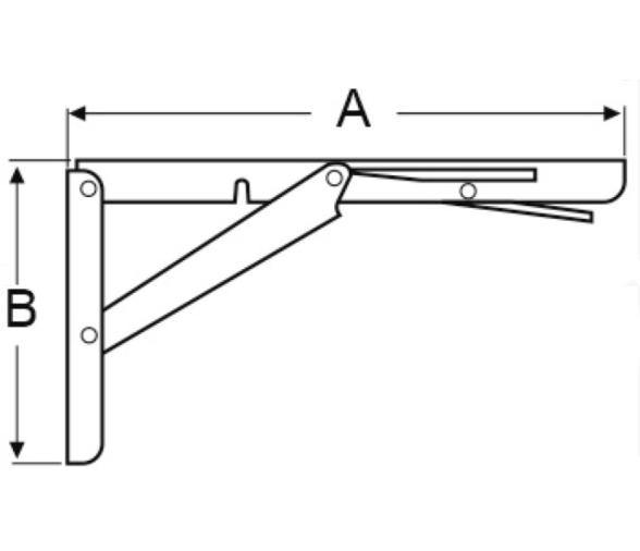 Soporte Plegable de Mesa en Acero Inoxidable