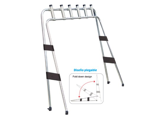 Soporte portacañas plegable Ocean south