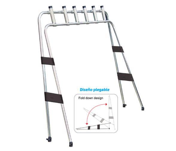 Soporte portacañas plegable Ocean south