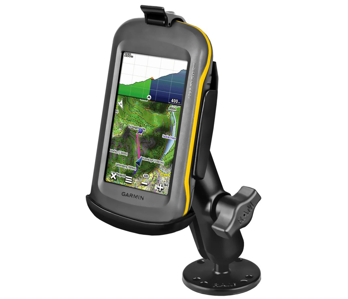Soporte RAM EZ-Roll'r de atornillar para Garmin Montana 600 Series