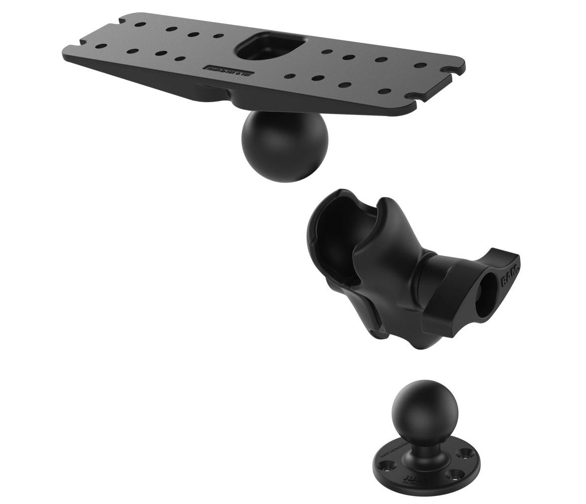 Soporte RAM para electrónica marina grande - Tamaño D corto