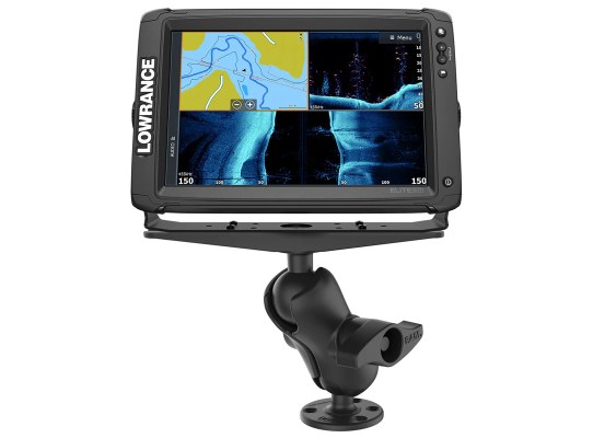 RAM Large Marine Electronics Mount - D Size Short