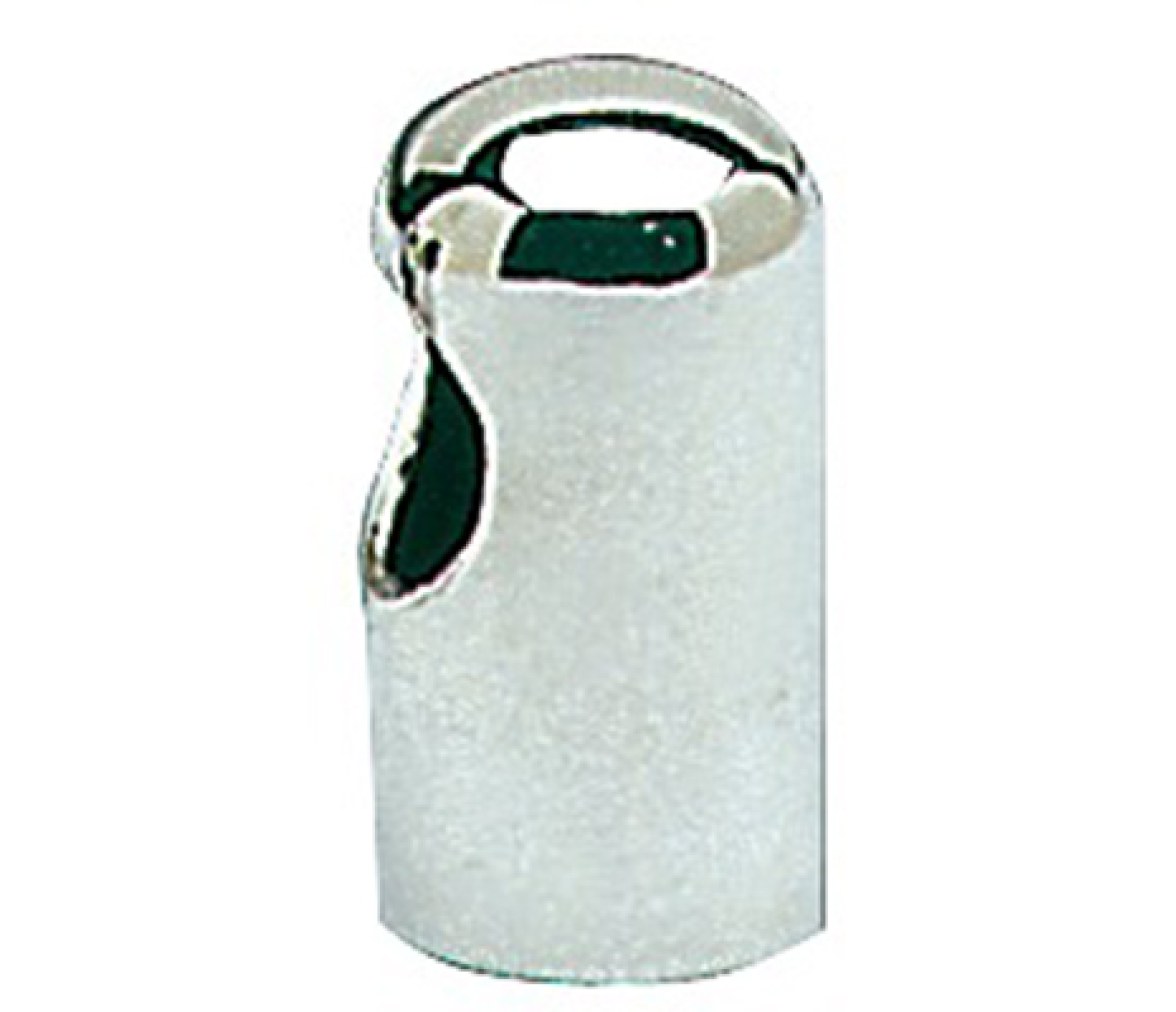 Soporte Redondeado ciego para Pasamanos en Acero inox