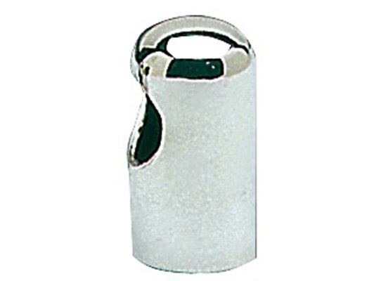 Rounded blind handrail terminals stainless steel