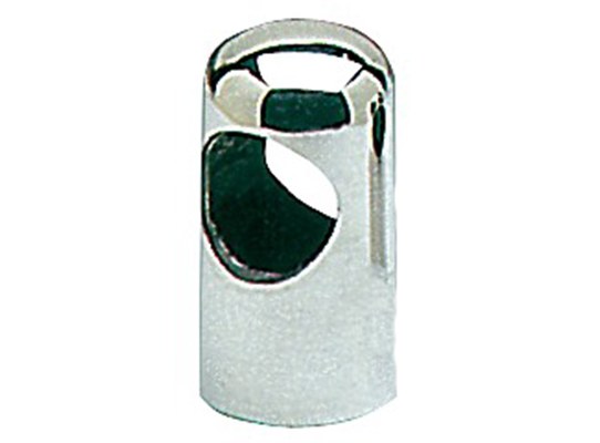 Rounded crossing handrail terminals stainless steel