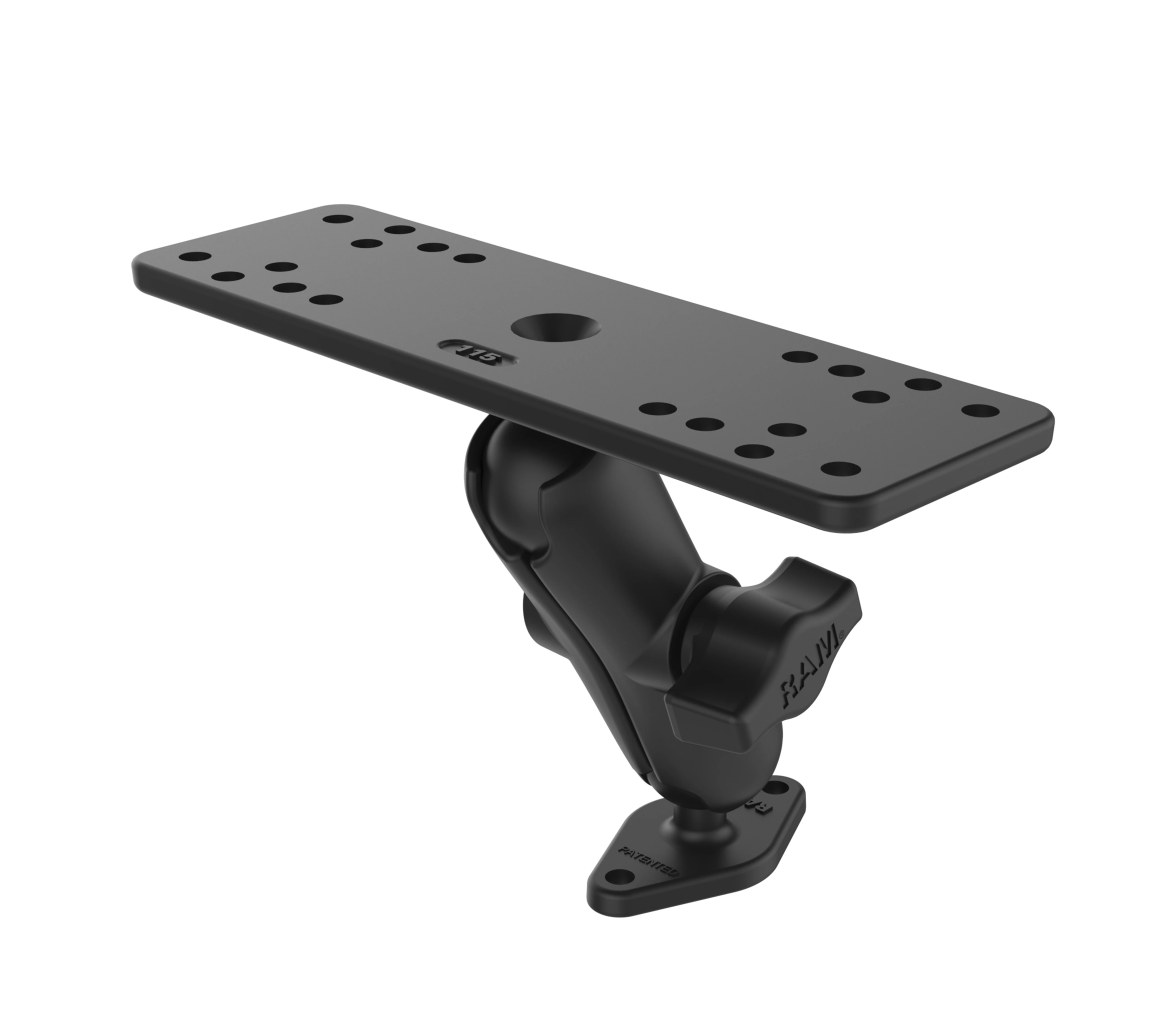 Soporte Universal para Electrónica Marina con Base Diamante