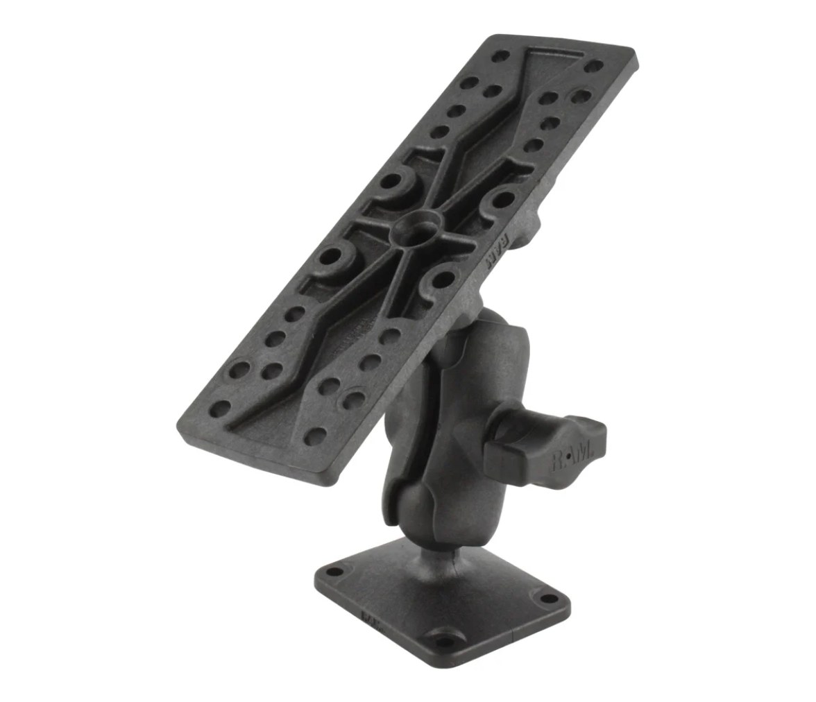 Soporte Universal para Electrónica Marina en Material Compuesto - Corto
