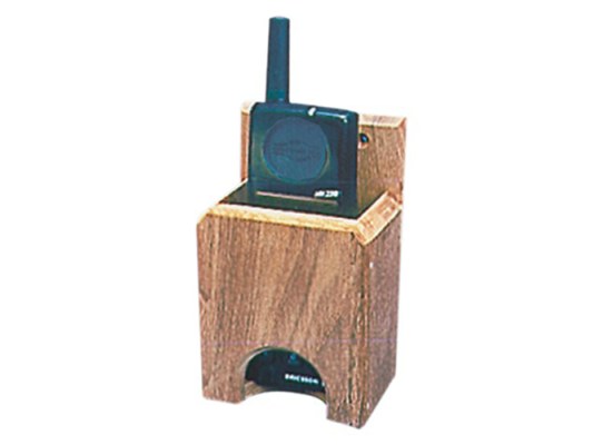 Soporte VHF - Telefono en teca