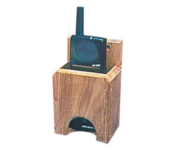 Soporte VHF - Telefono en teca