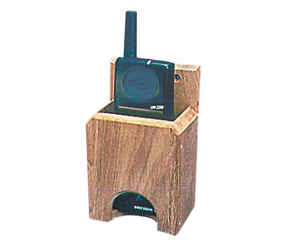 Soporte VHF - Telefono en teca
