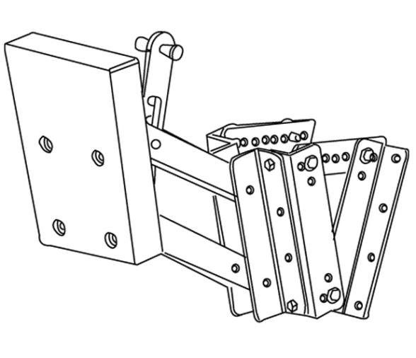 Accesorio Ajuste Angulo Soporte Motor para Veleros