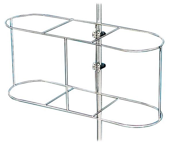 Soporte para Defensas de Acero Inox
