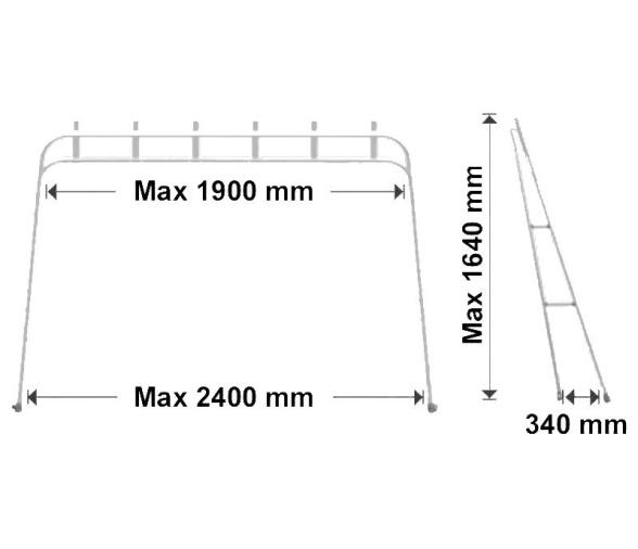 Soporte Portacañas Plegable