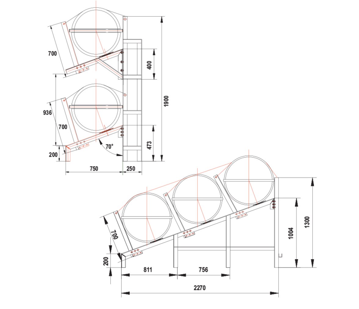 Soportes para SOLAS OCEANO