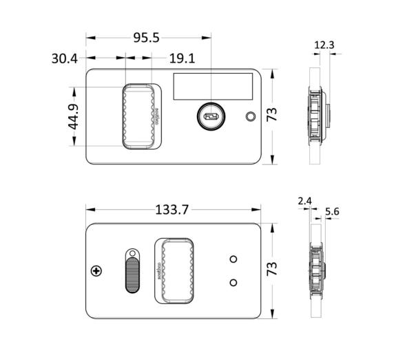 Southco Cierre Enrasado Estanco para Puertas de Entrada Estándar