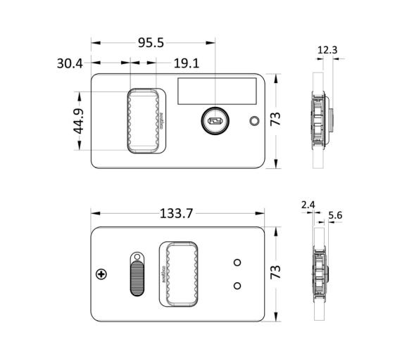 Southco Cierre Enrasado para Puertas de Entrada Estándar