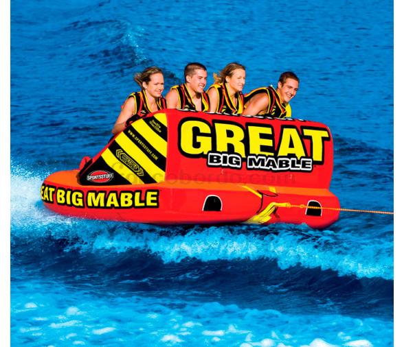Sportsstuff Deslizador 4 Plazas Great Big Mable