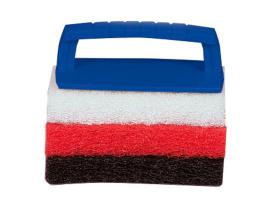 Star Brite Scrub Kit Handle/3 Pads