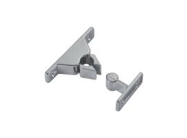 Sujetapuertas de Laton Cromado