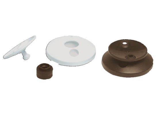 Rounded Snap-In Door Stopper