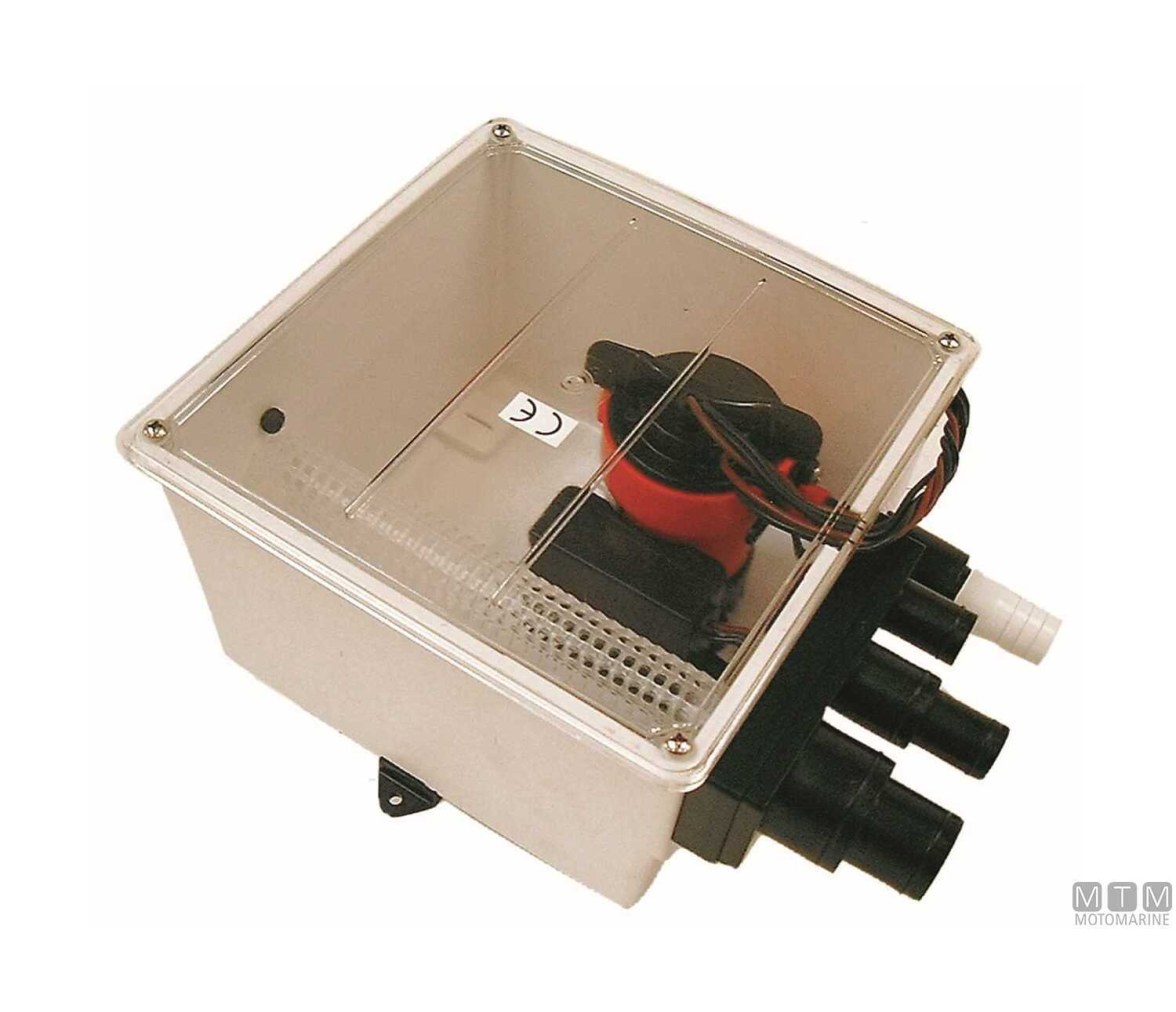 Caja de agua gris Johnson-SPX 12V