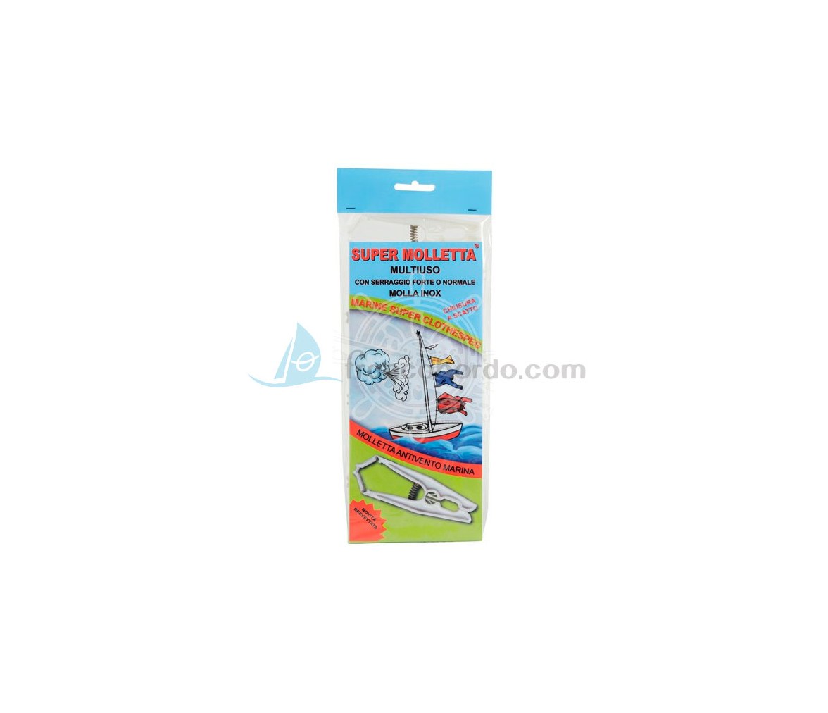 Super Pinzas para Tender Ropa con Muelle Acero Inoxidable