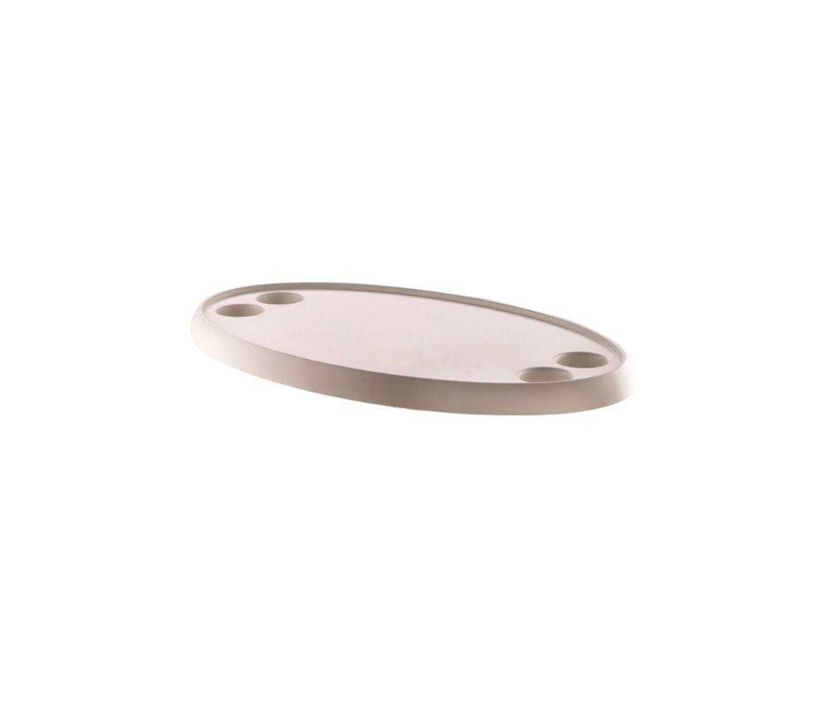 Vetus Tablero de Mesa Ovalado, 450 x 760 mm