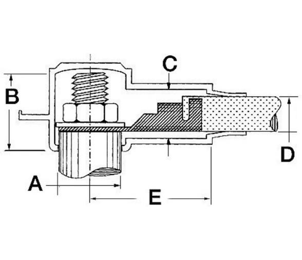 Tapa Aislante Terminal Cable Baterias