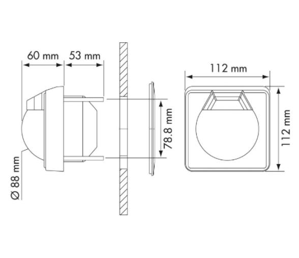 Tapa de Proteccion Blanca para compas Mini-Contest Advansea