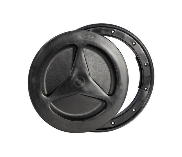 Tapa de Registro en Polipropileno Negra