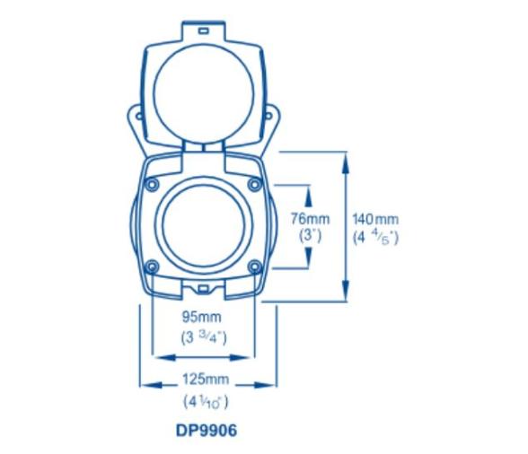 Tapa para Bombas Whale MKV DP9906