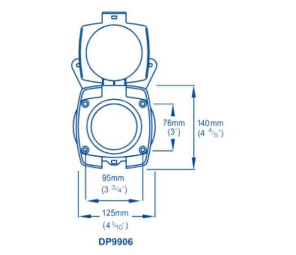 Tapa para Bombas Whale MKV DP9906