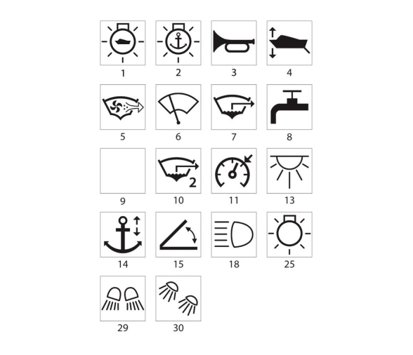 Osculati Tapa para Interruptor Marina Top