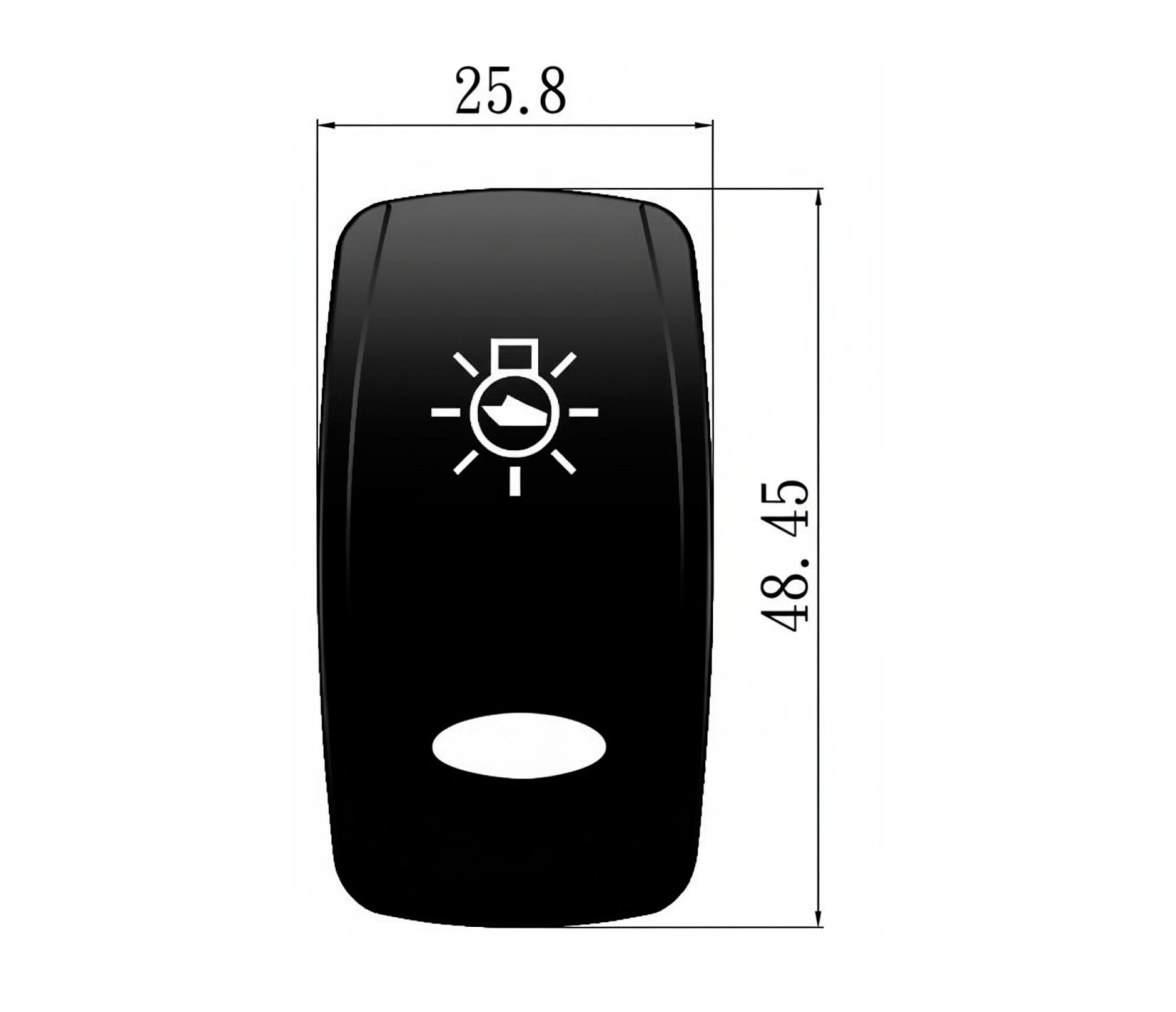 Osculati Tapa para Interruptor Marina Top