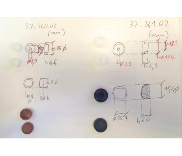 Tapa de Presion Tornillo hasta 4.2 mm