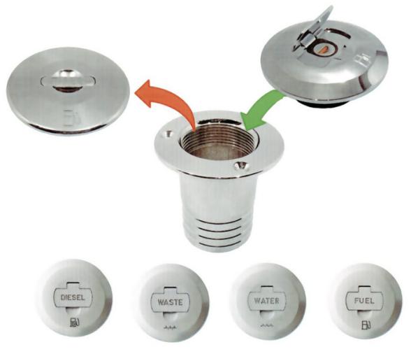 Tapa de Repuesto Tapon de Llenado Con Llave